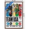 Trends International Looney Tunes x Team USA - Bars Framed Wall Poster Prints - 3 of 4
