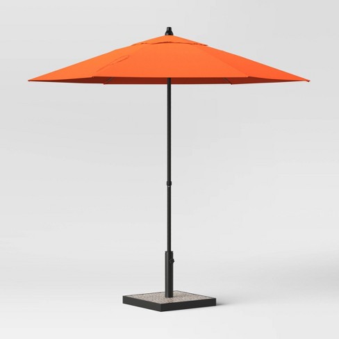 7 5 Round Patio Umbrella Orange Room Essentials Target