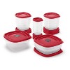 Rubbermaid 34pc Plastic Food Storage Container Set: Dishwasher & Microwave Safe, Clear & Red - 4 of 4