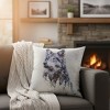 18" Whispers of the Wild Wolf Climaweave Polyester by Manual Woodworkers and Weavers - 2 of 3
