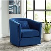 Picket House Furnishings Alba Swivel Chair Navy: Upholstered Accent, Modern Velvet, Living Room Furniture - image 4 of 4