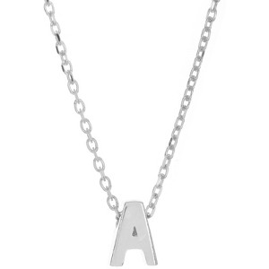 Adornia Mini Initial Pendant Necklace - 1 of 2