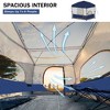 KAMPKEEPER 10x10 Pop Up Canopy with Camping Inner Tent, Fits 6 Person, Navy Blue - 3 of 4