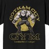 Batman Gotham City Gym Adult Black Crew Neck Short Sleeve T-shirt - 2 of 4