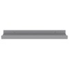 vidaXL Wall Shelves 4 pcs Gray 15.7"x3.5"x1.2" - 4 of 4