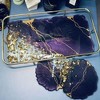 JDICTION 14" XL Rectangle Silicone Mold Set - 2 Sizes Geode Tray With Gold/Silver Handles For Epoxy Resin DIY - 3 of 4