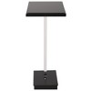 Uttermost Angle Contemporary Small Accent Table – Mirrored Top with Iron Frame - 2 of 4