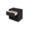 Omax Decor,Venice Modern Nightstand with Soft Close Drawer in Black - 4 of 4