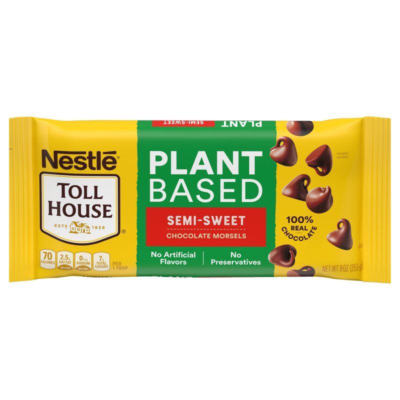 Nestle Toll House Plant Based Semi-Sweet Chocolate Morsels  - 9oz, 2 of 12