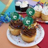 Illinois Wesleyan University Primary Logo Cupcake Picks Toppers Decoration Set of 6 - 4 of 4