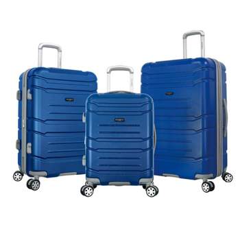 Olympia USA Denmark Plus 3pc Hardside Expandable Spinner Luggage Set