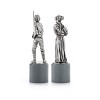 Royal Selangor Hand Finished Star Wars Collection Pewter Luke & Leia King & Queen Chess Piece Pair Gift - 4 of 4