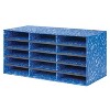 Bankers Box Classroom collection 15-Compartment Literature Organizers 28.5" x 12.375" Blue (3384301) - 4 of 4