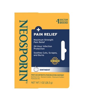 Neosporin Plus Pain Relief Maximum Strength Antibiotic Ointment - 1oz