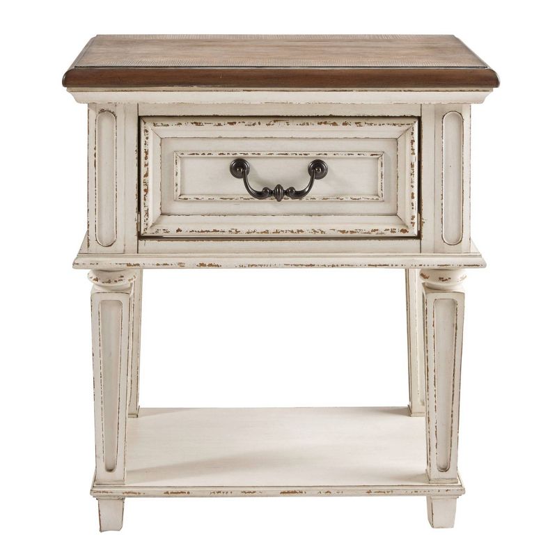 Realyn One Drawer Nightstand Chipped - Signature Design by Ashley, 6 of 14