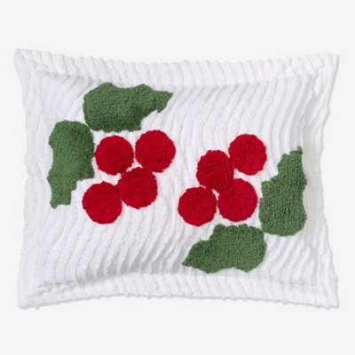 BrylaneHome Bloom Chenille Sham