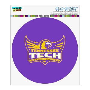 Tennessee Technological University Primary Logo Automotive Car Window Locker Circle Bumper Sticker - 1 of 4