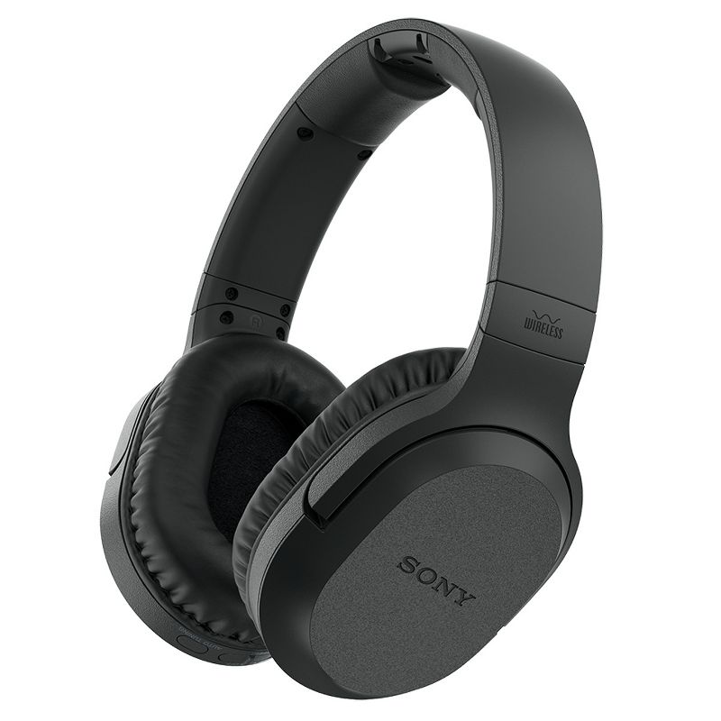 Sony WH-RF400 Wireless Over-Ear Home Theater Headphones (Black), 1 of 12