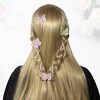 Unique Bargains Long Tassel Faux Pearl Hair Chain 2Pcs - 2 of 4