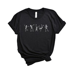Simply Sage Market Women's Dancing Skeleton Short Sleeve Graphic Tee - 1 of 3
