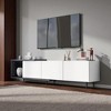 70.1''-100'' Modern Extendable TV Stand, Stylish Entertainment Cabinet with 3 Drawers and Adjustable Length for TVs 80 Inches and Above - 2 of 4
