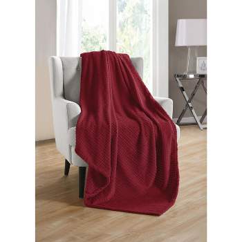 Big Blanket Co Original Stretch Blanket Cranberry Loops - 120x120 Inches :  Target