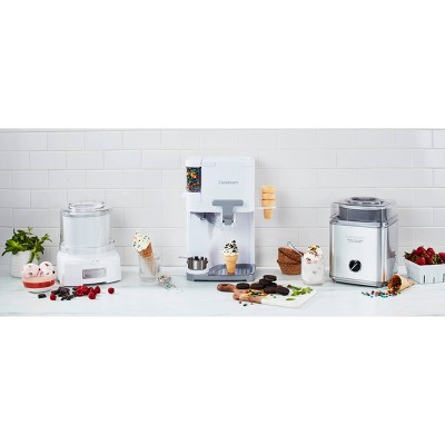 Cuisinart White Automatic Frozen Yogurt and Ice Cream Maker