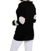 Women's Striped Cowl Neck Sweater - ANGEL - 2 of 4