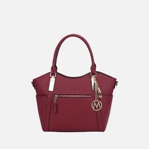 MKF Collection Janise Solid Vegan Leather Tote Bag Purse by Mia K - 1 of 4