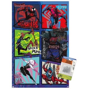 Trends International Marvel Spider-Man: Across The Spider-Verse - Group Unframed Wall Poster Prints - 1 of 4