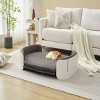 Raised Dog Sofa Bed, Supports 35-80 lbs, Removable Mattress Cover, Machine Washable Fabric, Dog Couch Sofa for Small & Medium Dogs–Cuddlewood - 3 of 4