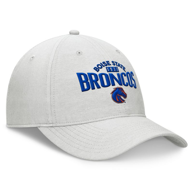 NCAA Boise State Broncos Unstructured Chambray Cotton Hat - Gray, 3 of 5