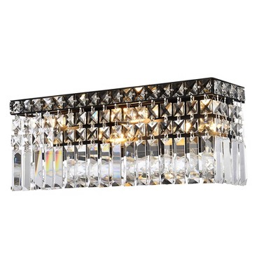 Elegant Lighting Maxime 18 inch black wall sconce