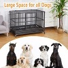 Dog House,Outdoor Dog Kennel for Large Dog,Heavy Duty Galvanized Steel Dog Enclosure with Waterproof Cover/Safe Lock for Rabbits Chicken Cat - 2 of 4