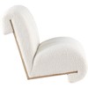 Meridian Furniture,Swoon Faux Sheepskin Accent Chair - 3 of 4