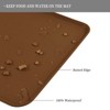 Kumasinova 22" x 14" Waterproof Pet Feeding Mat for Cat Dog Water Bowl with BPA Free Dogs Cats Food Mats Prevent Spill - 4 of 4