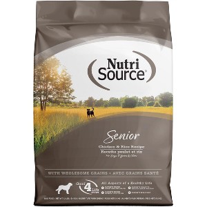 NutriSource Dry Dog Food for Seniors, Chicken and Rice, 12LB - 1 of 1