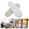 Unique Bargains Thickening Disposable Slippers White 1 Pair - 4 of 4