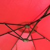 Osparple 15x9 FT Beach Umbrella Rectangular Patio Umbrella with Base Included Large Umbrella with Light and Base - 2 of 4