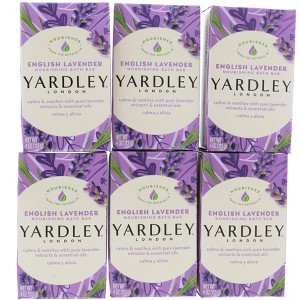 Yardley English Lavender Bath Bar, 4 oz Pack of 6 or 12 - 1 of 4