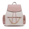 MKF Collection Issah Functional and Stylish Circular Pattern Vegan Leather Backpack by Mia K - 2 of 4