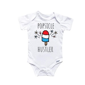 Patriotic July 4th American Onesie® Baby Boy Girl Clothes Infant Bodysuit Funny Cute Newborn GS1 - 1 of 3