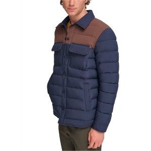 BASS OUTDOOR Mens Colorblocked Padded Quilted Jacket - 1 of 1