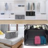 HOMLUX Extra Large Oxford Storage Tote Bag with Zipper, Washable &  Foldable - 4 of 4