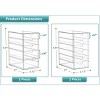 Sorbus Clear Stackable Drawer Storage Organizers - Bathroom, Laundry Room & Home Countertop Drawer System - 2 of 4