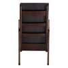 Rubber Wood and Plywood Rocking Chair with Armrest, Removable Cushions and Foam Padding for Living Room - 4 of 4