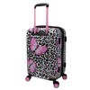 World Traveler Dejuno Butterfly Cheetah 3-Piece Expandable Spinner Luggage Set - 3 of 4