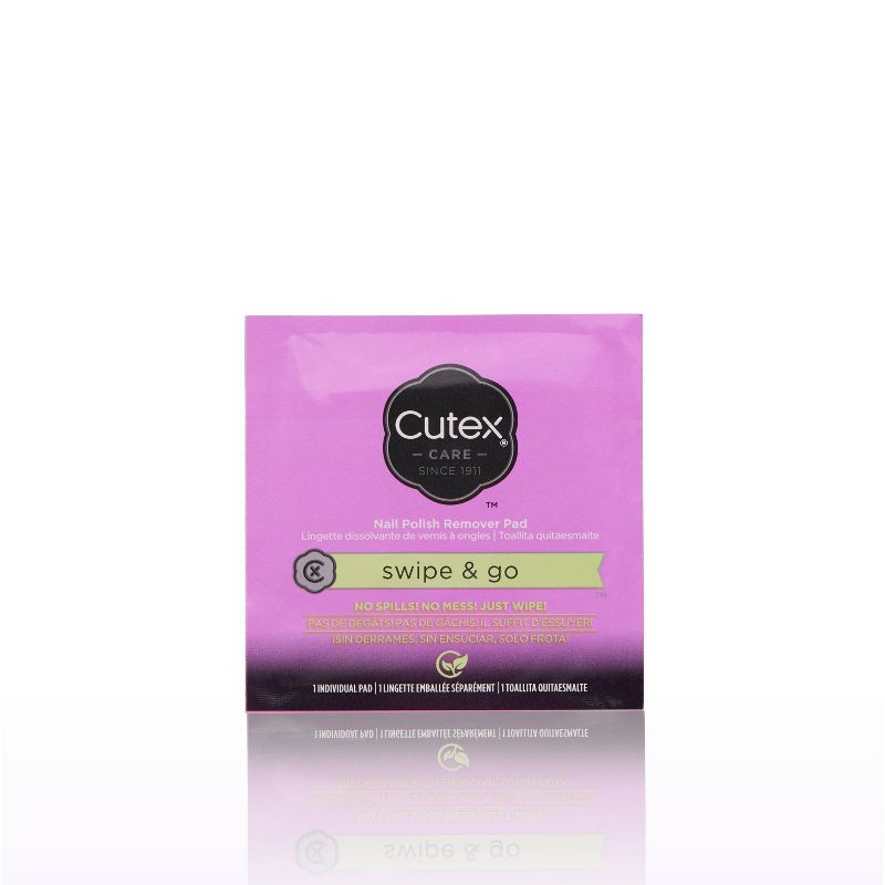 Cutex Swipe and Go Nail Polish Remover Pads - 10ct - 3.5oz, 3 of 5