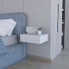 NicBex 16.1 inch Wide Nightstand with 2 Drawers,Side Table with Large Storage Space and Metal Handle,Bedside Table for Bedroom,Living Room - 2 of 4