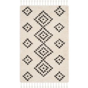 Moroccan Fringe Shag MFG246 Power Loomed Indoor Rugs - Safavieh - 1 of 4